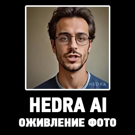 Hedra AI оживление фотографий